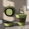 Heat Resistant Thick Foldable Bucket Multi Use For Car Washing Camping